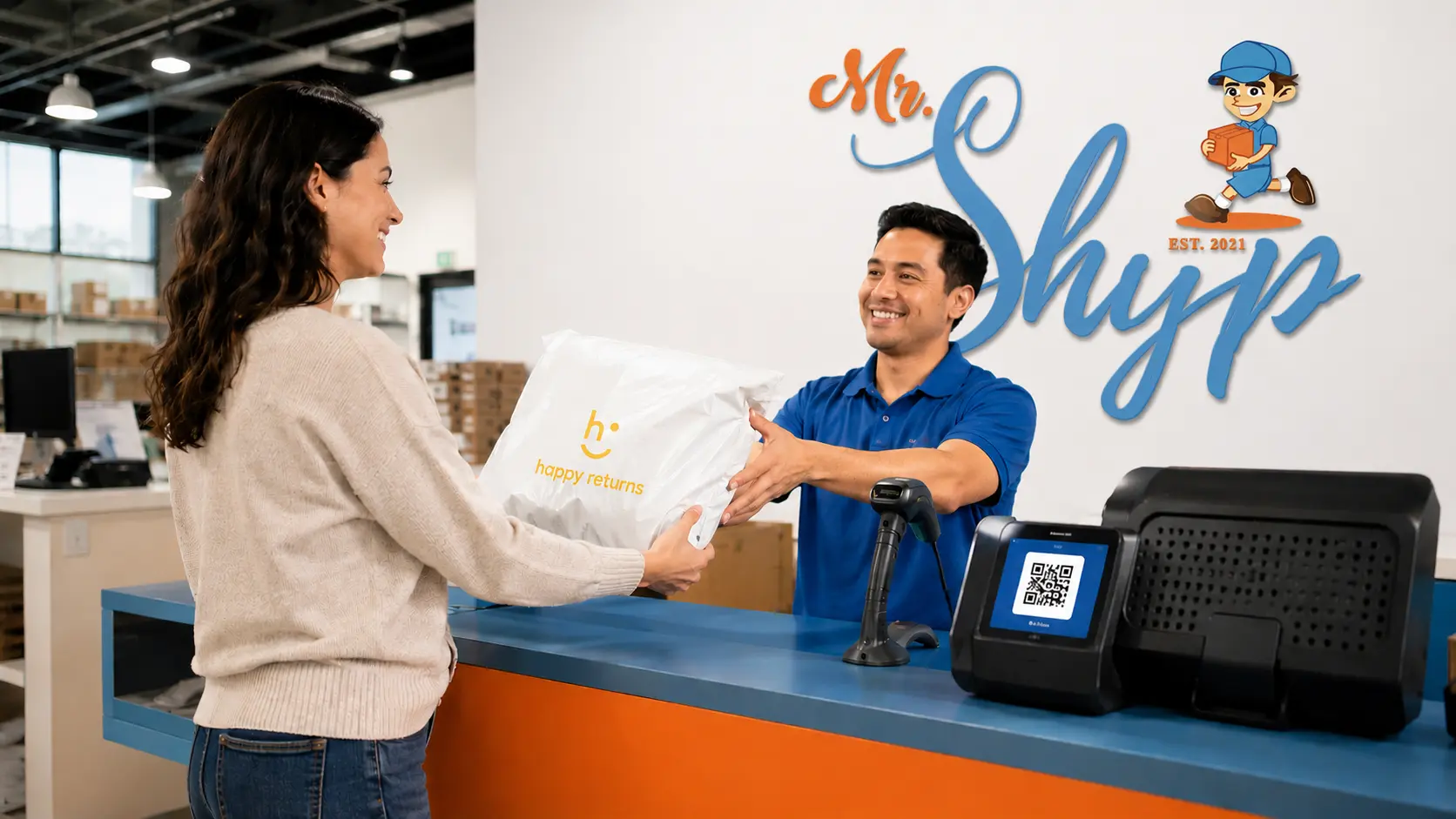 happy returns drop off locations