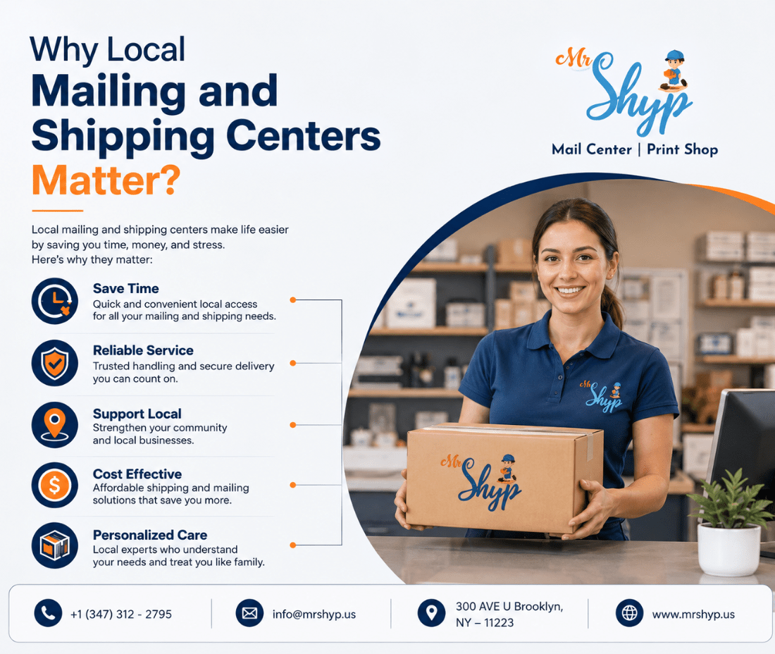 Why local mailing and shipping centers matter – convenient, reliable, and cost-effective mailing services in Brooklyn
