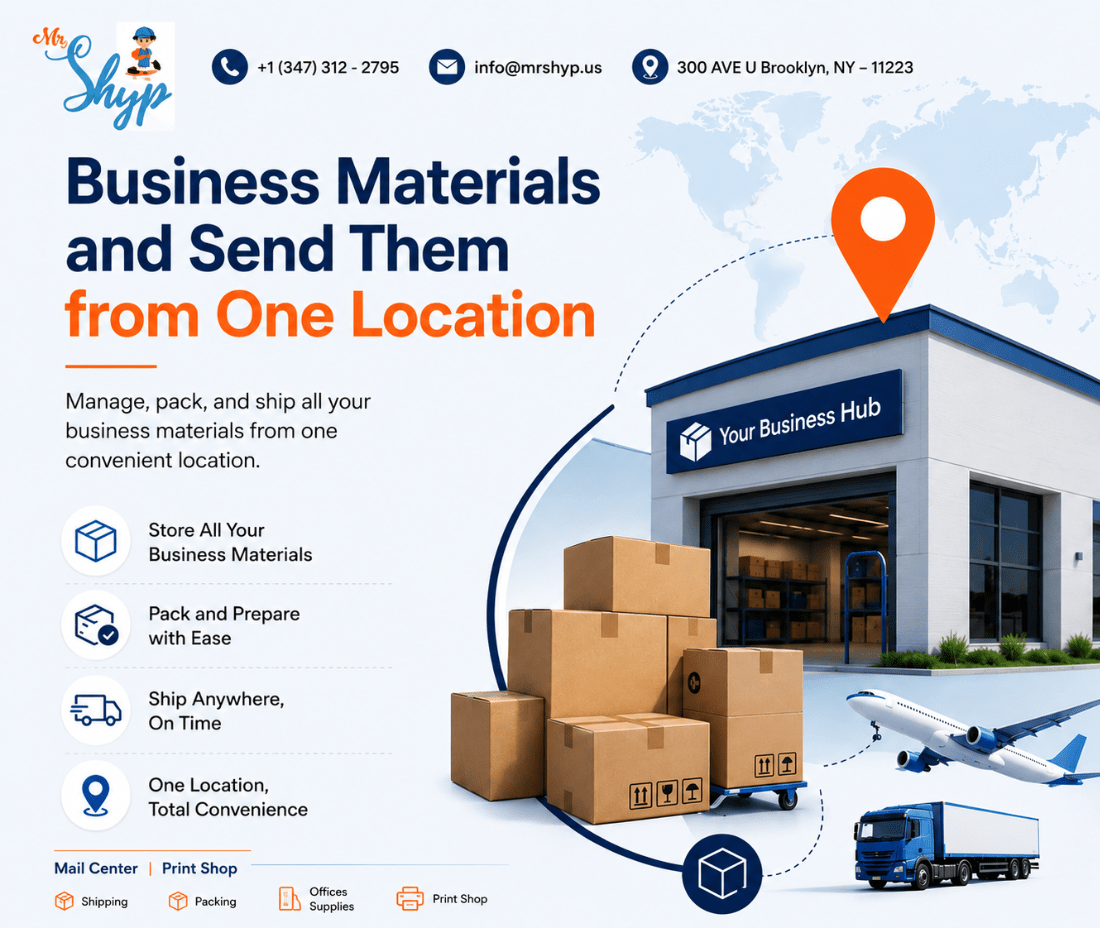 Mr Shyp business materials shipping and packing services from one location