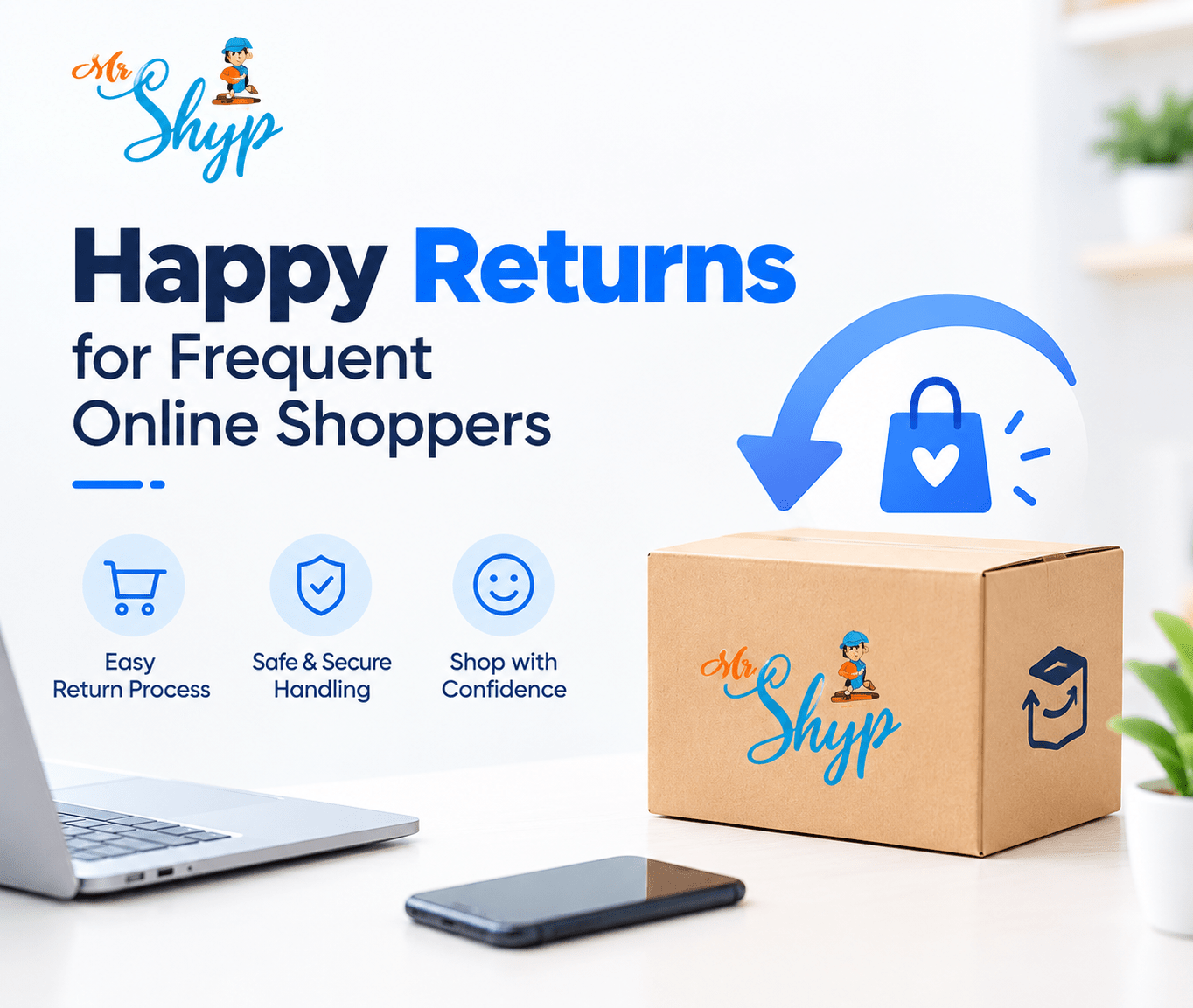 Happy Returns for Frequent Online Shoppers – Easy, Box-Free Returns