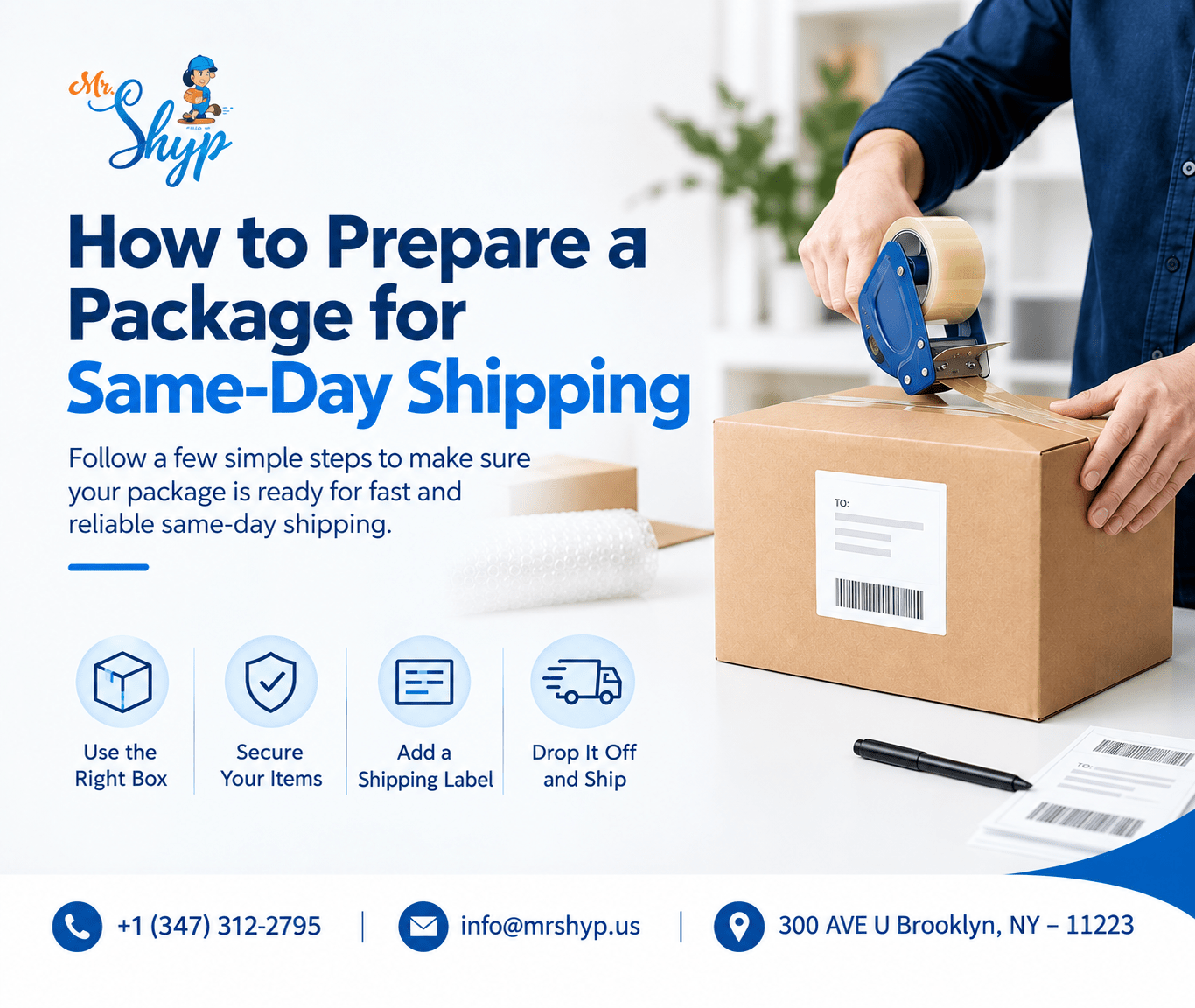 How to Prepare a Package for Same-Day Shipping – Mr. Shyp