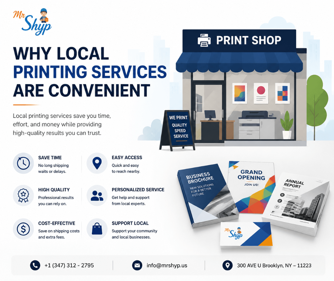 Local printing services in Brooklyn offering convenient, high-quality printing with easy access, fast service, and professional support.