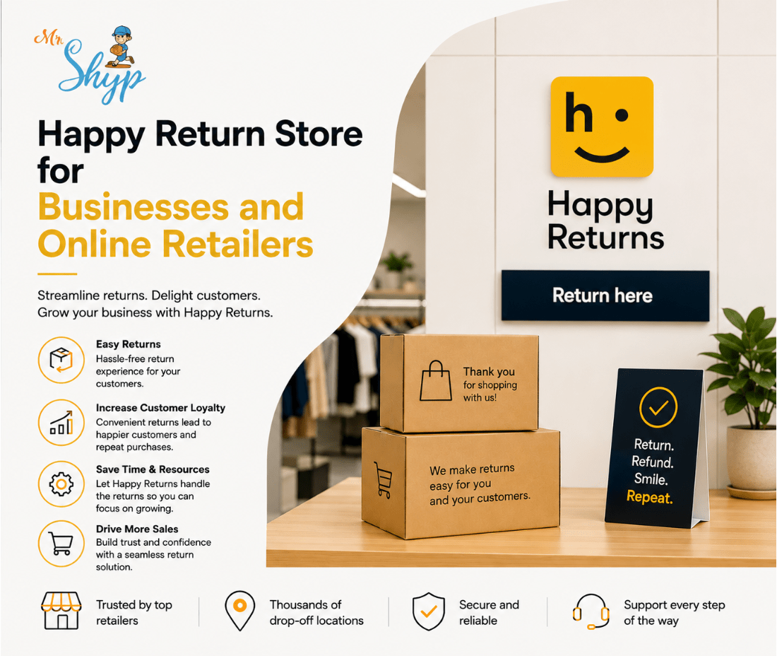 Happy Return Store for Businesses and Online Retailers